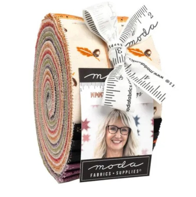 Pumpkin Spice Gatherings Jelly Roll - By Primitive Gatherings for Moda Fabrics - Shipping May 2025