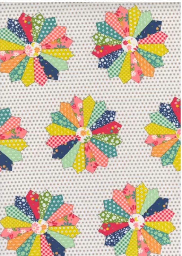 Raspberry Summer by Sherri & Chelsi 60 inch Dresden Cheater Print