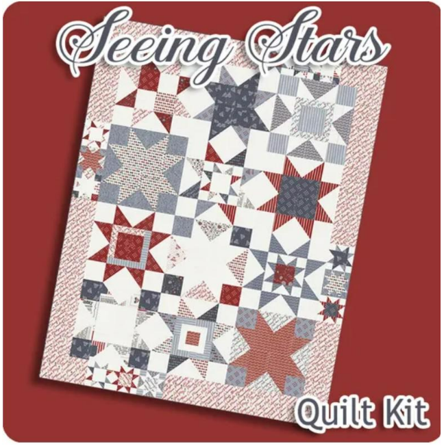 Boxed Seeing Stars Quilt Kit (66 x 84) by Sweetwater for Moda Fabrics
