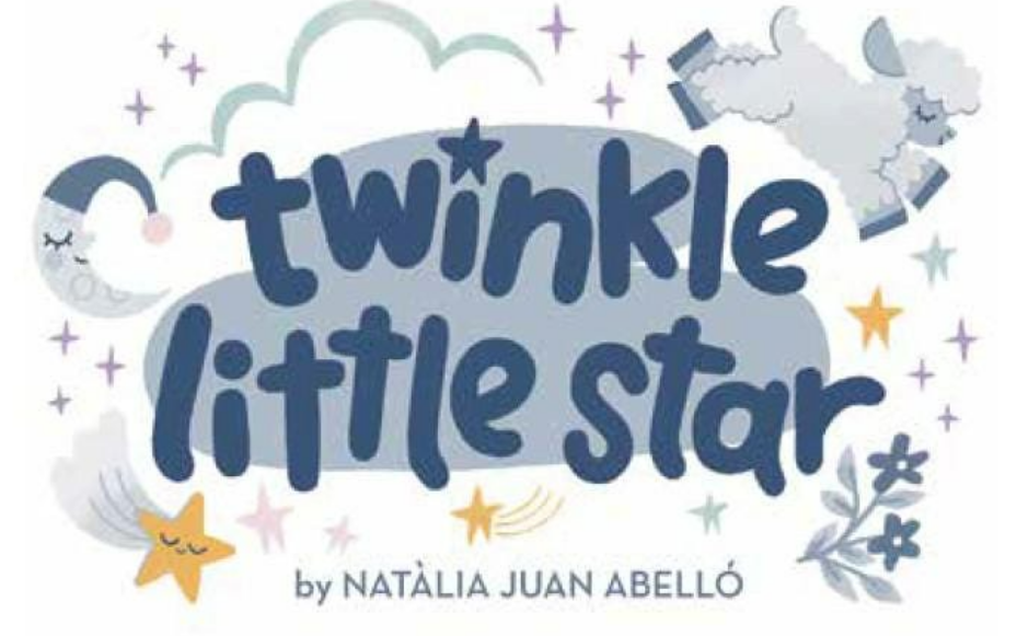 Sleep Tight Little Star Panel Quilt Kit 68" x 68" from Twinkle Little Star collection by Natalia Juan Abello for Riley Blake Designs