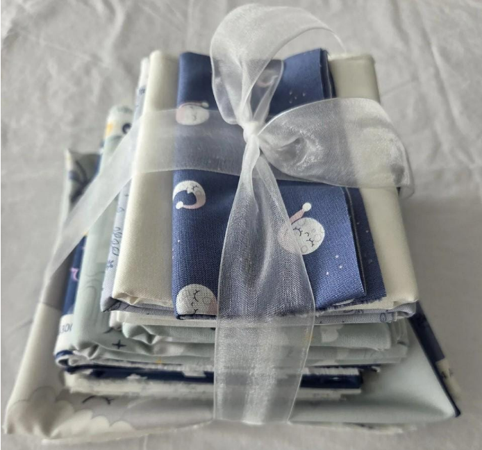 Sleep Tight Little Star Panel Quilt Kit 68" x 68" from Twinkle Little Star collection by Natalia Juan Abello for Riley Blake Designs