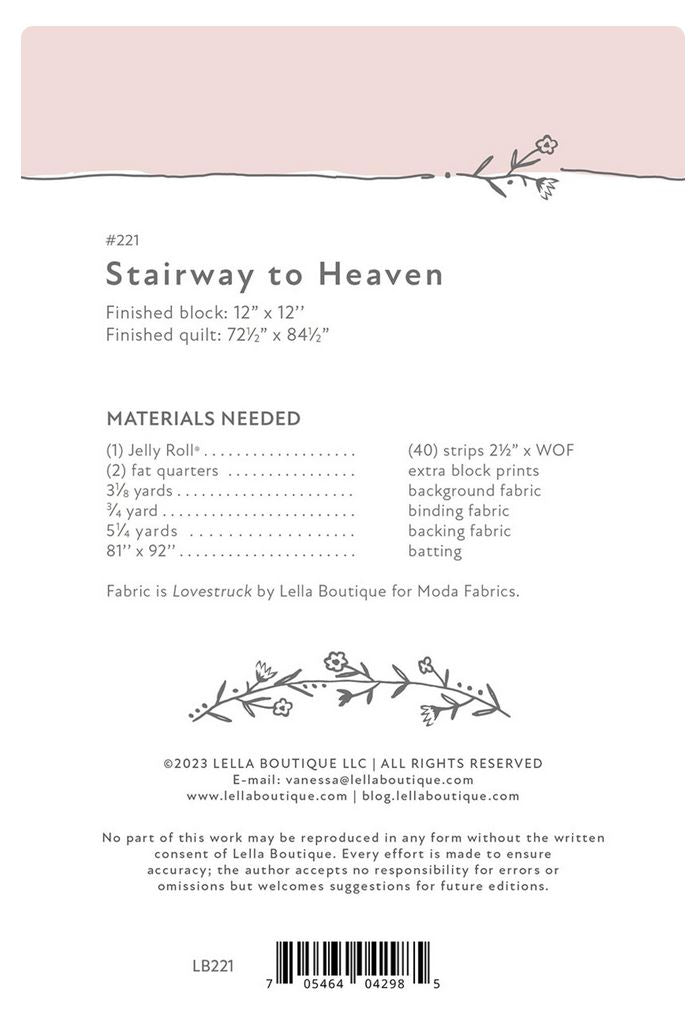 Stairway to Heaven Quilt Pattern – Lella Boutique