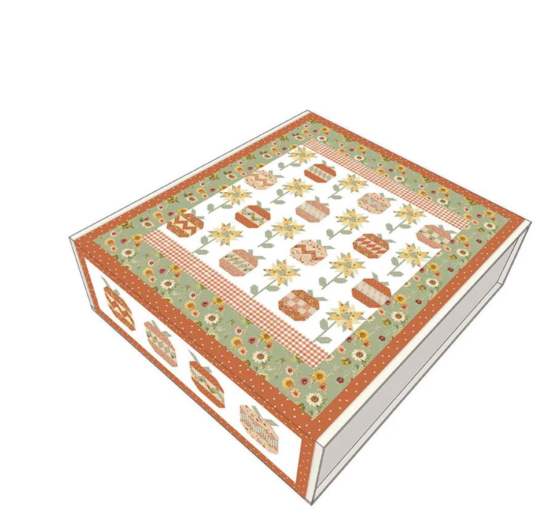 Reserve Now - Sunflower Whispers Fall Garden Quilt Kit by Lisa Audit