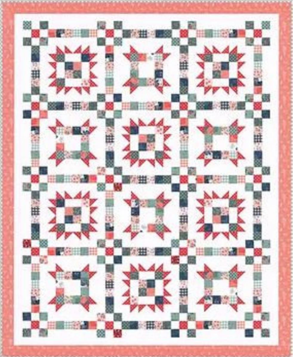 Tea Cakes Quilt Kit – Featuring Afternoon Tea by Beverly McCullough for Riley Blake Designs