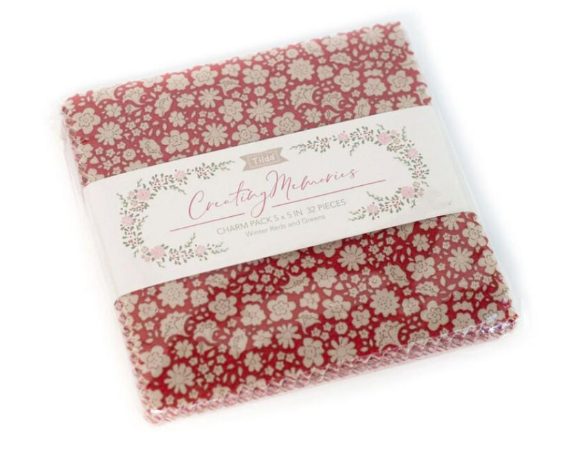 Tilda Fabrics Creating Memories Winter 5 Inch Charm Pack