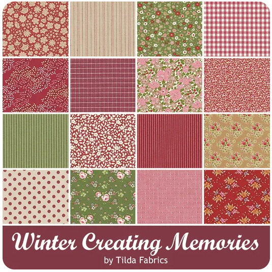 Tilda Fabrics Creating Memories Winter 5 Inch Charm Pack