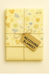 Flannel Receiving Blanket Kit - Bundle of Joy Yellow with Buttery Yellow backing- Doodlebug Riley Blake