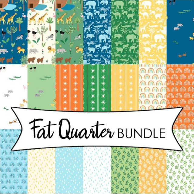 Two by Two Fat Quarter Bundle – 21 Pieces – Cayla Naylor for Riley Blake Designs