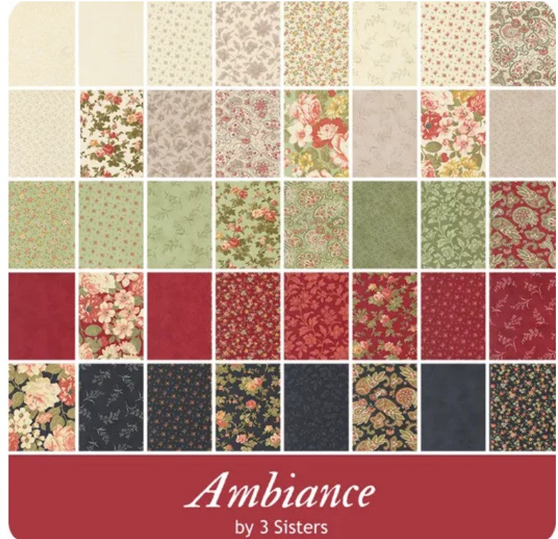 Ambiance Fat Quarter Bundle – 40 FQs by 3 Sisters for Moda Fabrics | Preorder Ships October