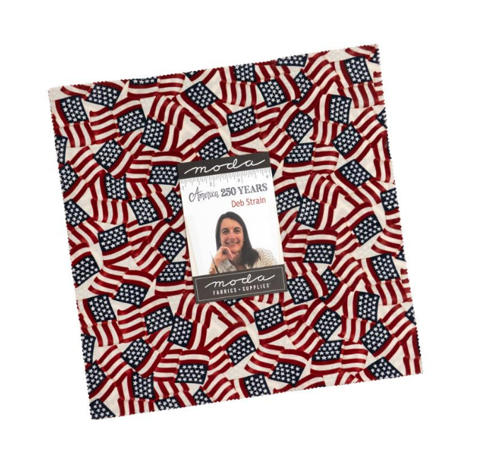 America 250 Years Layer Cake by Deb Strain for Moda Fabrics