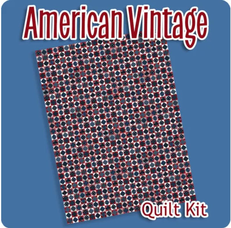 Preorder -American Vintage Quilt Kit – Featuring American Gatherings III by Primitive Gatherings- December Shipping