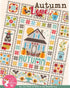 Autumn Love Cross Stitch by Lori Holt, published by It's Sew Emma ISE 472