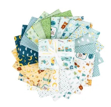 Baby Boy Fat Quarter Bundle – Lori Whitlock for Riley Blake – 21 FQs
