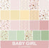 American Jane Row by Row Baby Quilt Kit – Baby Girl by Lori Whitlock for Riley Blake Designs (58” x 58”)