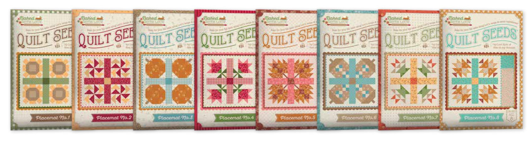 Baked With Love Quilt Seeds Full Set – 8 Pattern Bundle – Lori Holt for Riley Blake Designs – Preorder – Arriving July 2026