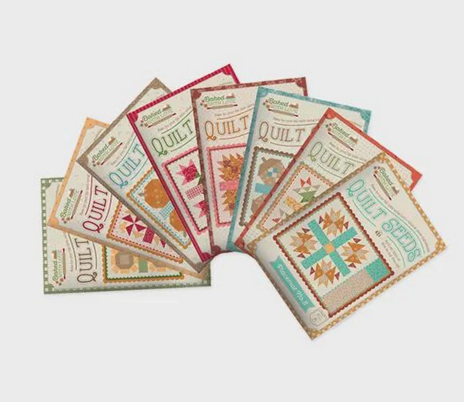 Baked With Love Quilt Seeds Full Set – 8 Pattern Bundle – Lori Holt for Riley Blake Designs – Preorder – Arriving July 2026