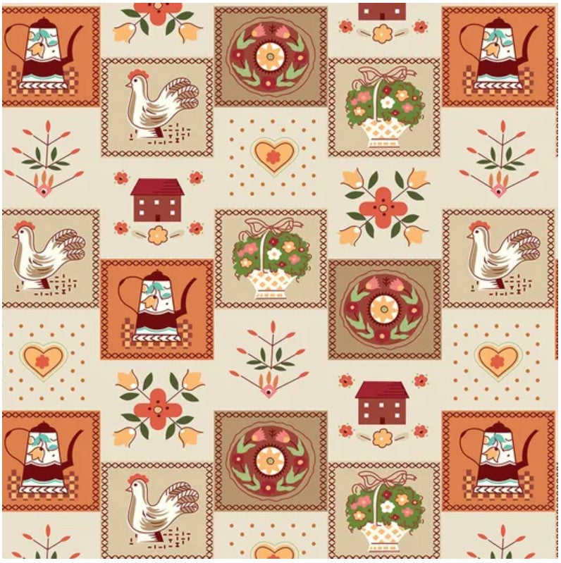 Preorder - Arriving July -Baked with Love Linen Kitchen 108" Wideback 3 Yard Continuous Cut -By Lori Holt for Riley Blake Designs