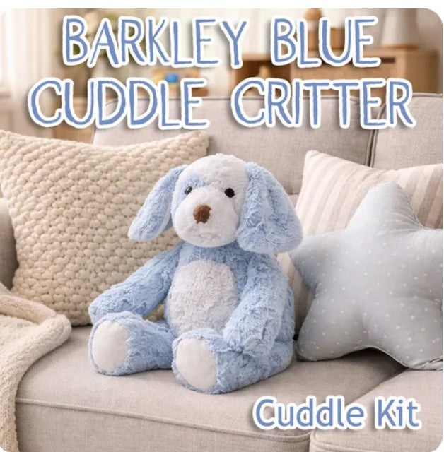 Barkley Blue Cuddle Critter Kit Featuring Cuddle by Shannon - Precut