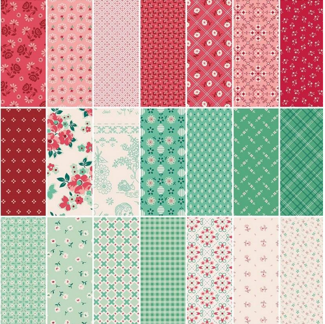 The Berry Baskets Table Topper or Baby Quilt Boxed Quilt Kit (36x36) by Lori Holt of Bee in my Bonnet