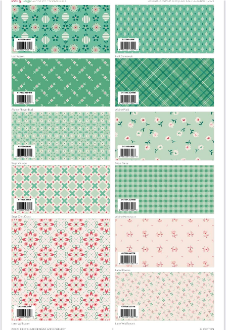 The Berry Baskets Table Topper or Baby Quilt Boxed Quilt Kit (36x36) by Lori Holt of Bee in my Bonnet