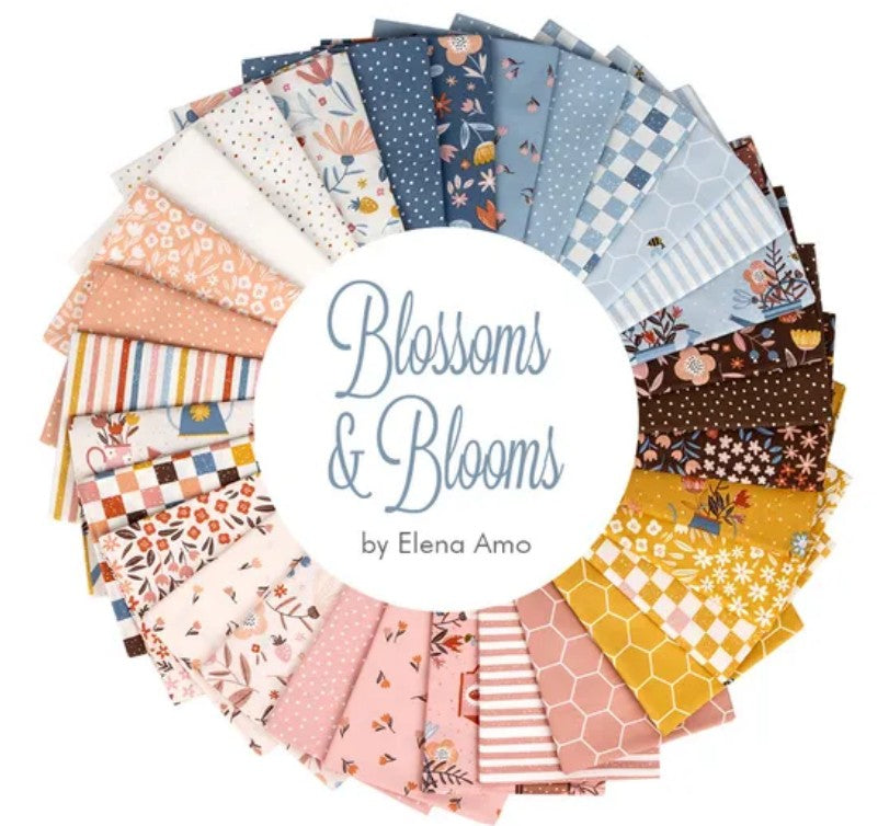 Blossoms and Blooms Fat Quarter Bundle by Elena Amo for Moda Fabrics Includes 31 Fat Quarters Ships in October 2025