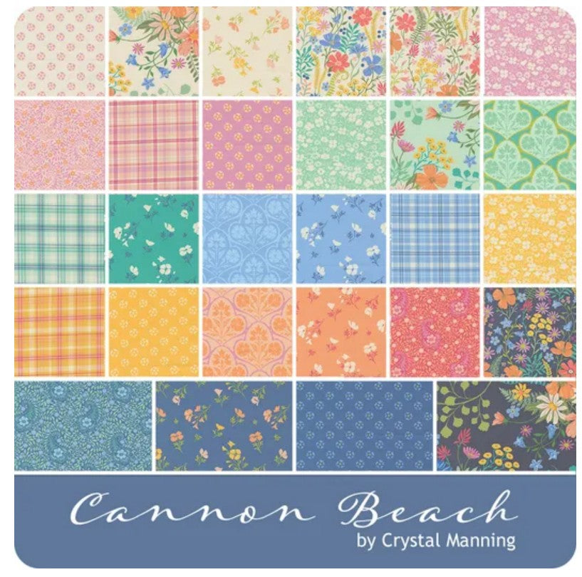 Cannon Beach Fat Quarter Bundle Crystal Manning for Moda Fabrics 28 FQs Ships February