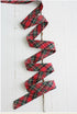 2.5” Christmas Red Plaid Bias Quilt Binding –Continuous Binding Strip 8 yards