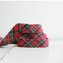 2.5” Christmas Red Plaid Bias Quilt Binding –Continuous Binding Strip 8 yards