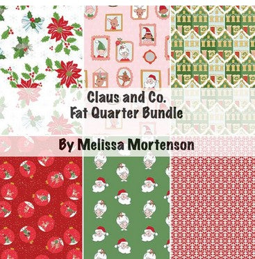Preorder Claus & Co Fat Quarter Bundle by Melissa Mortenson for Riley Blake Designs – 24 Fat Quarters – Ships in May