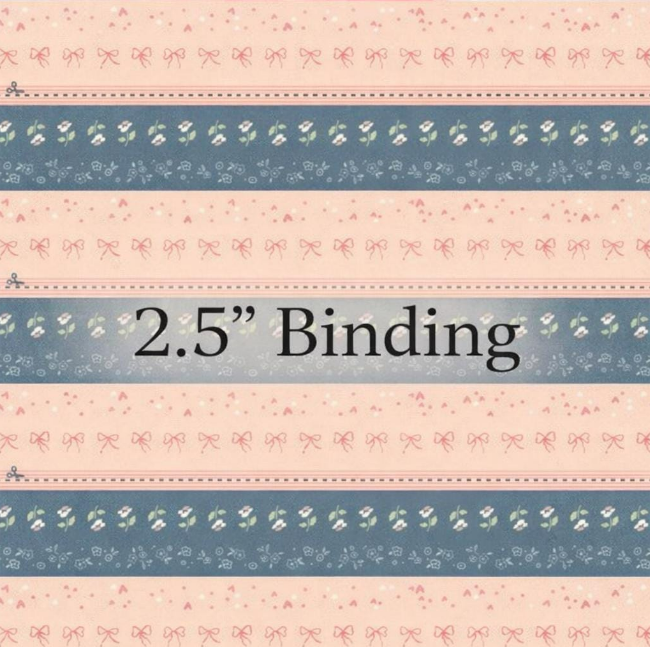 2.5 Edition Coquette Bound  Binding designed by Patty Basemi for Art Gallery Studio sold by the yard.