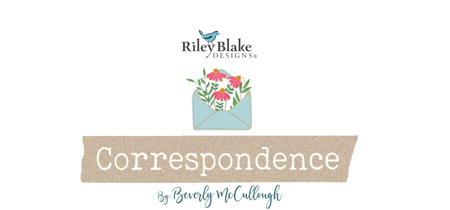 Preorder Correspondence Fat Quarter Bundle by Beverly McCullough for Riley Blake Designs – 21 Fat Quarters – Ships in April 2026
