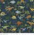 Coming Soon -Flannel Receiving Blanket Kit (35x35)- Dinosaur with a Plaid backing Designer Flannel by Riley Blake
