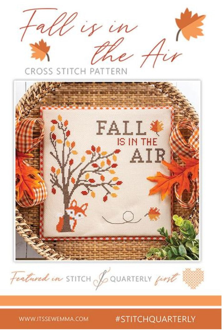 Fall is in the Air Cross Stitch by Lori Holt, published by It's Sew Emma ISE 460