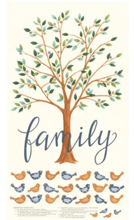 Family Tree Fat Quarter Bundle Deb Strain Moda Fabrics 26 FQs and Panel Ships in March 2026