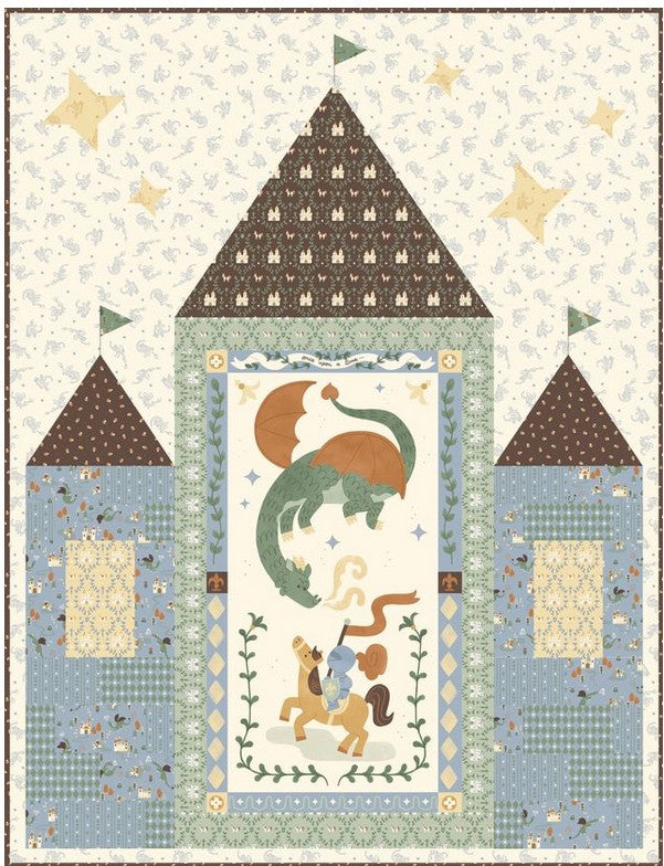 Faraway Kingdom Once Upon a Time Panel Quilt Kit by Natalia Juan Abello Riley Blake Designs 61 x 80 Quilt Preorder Ships April 2026