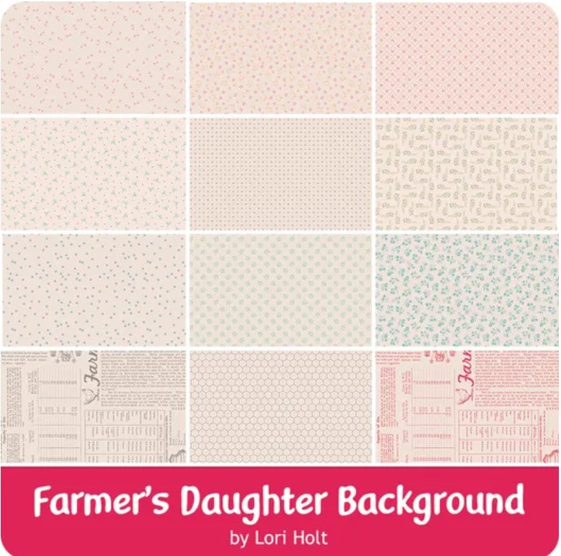 Farmer’s Daughter 1 Yard Background 12 Full Yards  – Designed by Lori Holt for Riley Blake