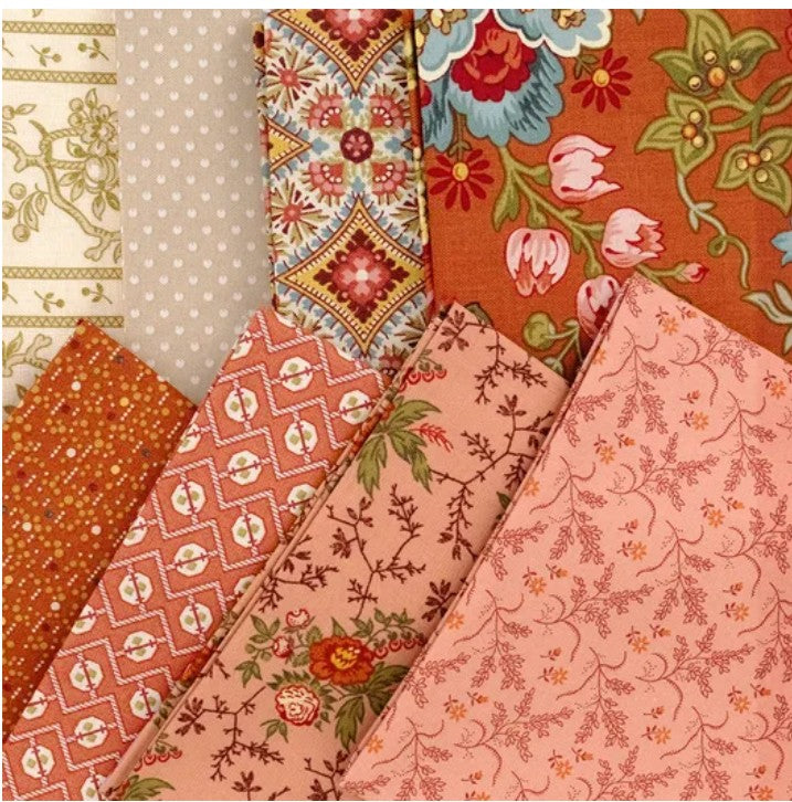 Farmer’s Daughter Fabric 10x10 squares 42  (layer cake) By Laundry Basket Quilts for Andover Fabrics