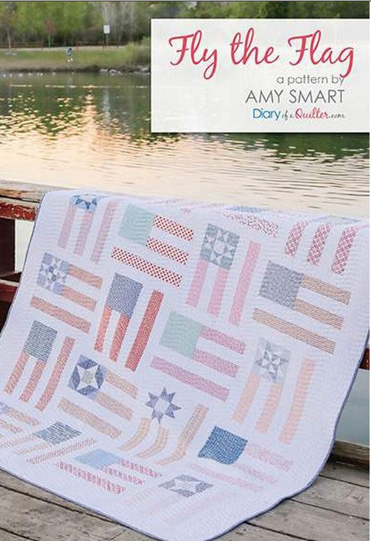 Fly the Flag by Amy Smart Quilt Kit featuring Independence by The Riley Blake Designers Quilt Size: 66” x 80”-Ships in March