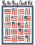 Fly the Flag by Amy Smart Quilt Kit featuring Independence by The Riley Blake Designers Quilt Size: 66” x 80”-Ships in March
