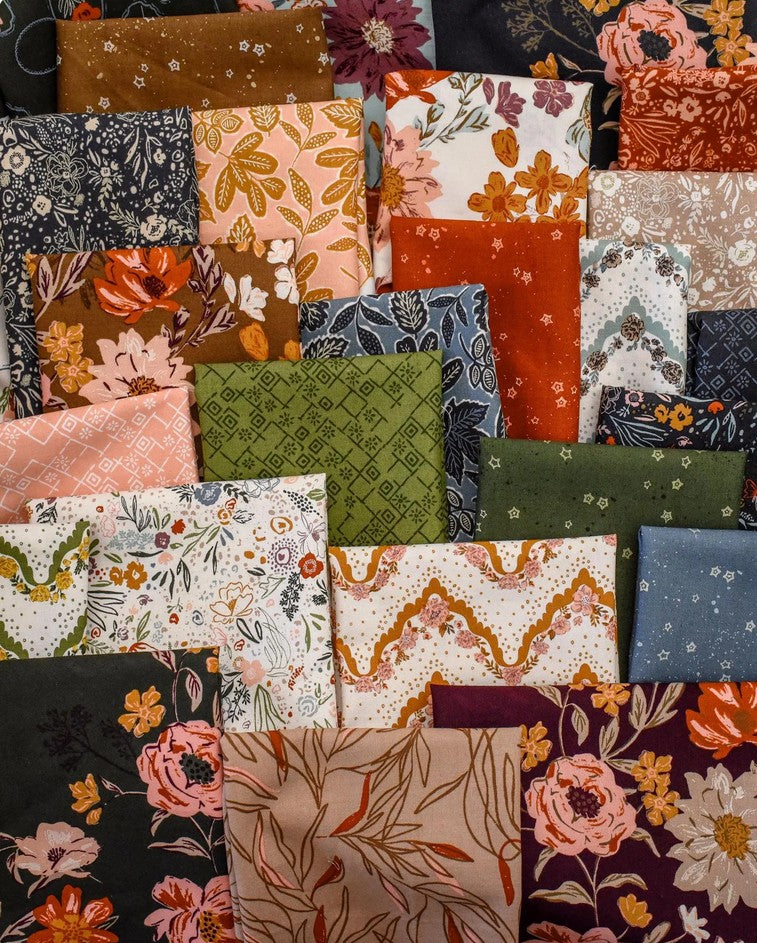 Foraged, Found & Hand Me Down Gleaned Boxed Quilt Kit by Fancy That Design House  60” x 70 Ships in August