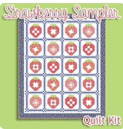 Strawberry Sampler Quilt Kit – Fruit Salad by Corey Yoder – 73" x 88" – Preorder, Ships in April – Moda Boxed Kit