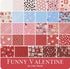 Funny Valentine Fat Quarter Bundle by Lizzy House- Ships November