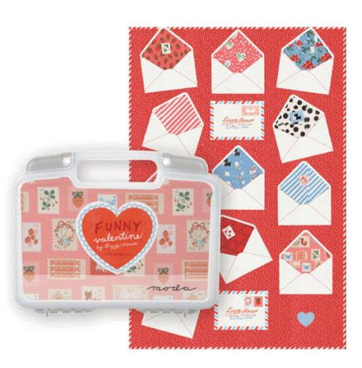 Designer Keepsake Box:Funny Valentine Moda Collector Keepsake Box by Lizzy House – Limited Edition Quilting Treasure – Shipping November 2025