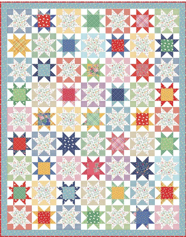 Simple Pleasures Grandma's Attic Quilt Kit by American Jane- Ships in August