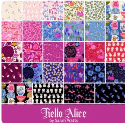 Hello Alice Fat Quarter Bundle Sarah Watts Ruby Star Society with 28 Fat Quarters and one Panel - Ships in October