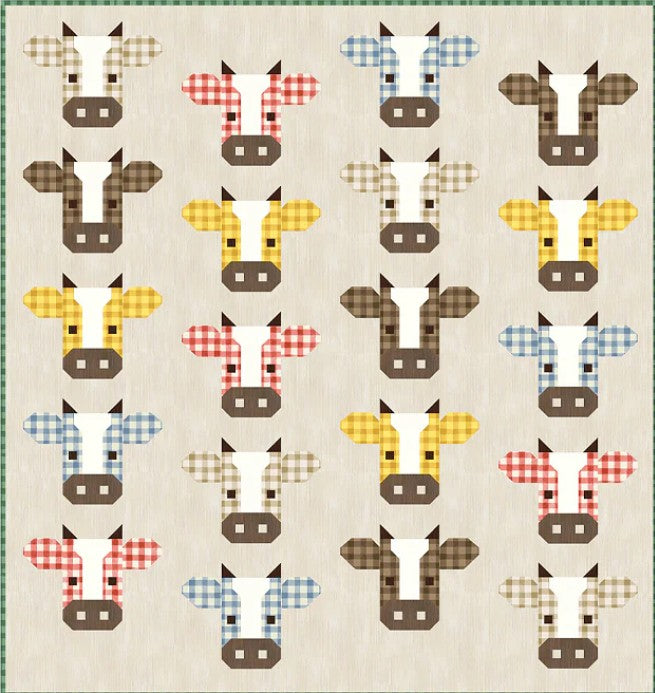 Annabelle Quilt Kit with Highland Hooves from Windham