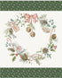 Preorder Holiday Spirit Season’s Greetings Wreath Panel PD17466-PANEL by Lisa Audit for Riley Blake Designs –35.5 x 43.5 – Ships in May 2026