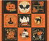 Home Sweet Haunt – Haunted Square Quilt Panel By Stacy Iest Hsu for Moda Fabrics Panel Size: 35" x 42"