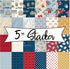 Independence Charm Pack/Stacker 5x5-  By Riley Blake Designers -Ships in March