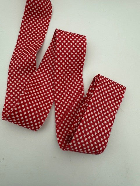 2.5” Bias Quilt Binding – Riley Blake Jazzberry Gingham Single Fold Quilt Binding – Sold by the Yard